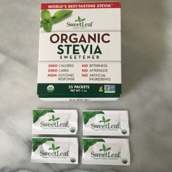 Gluten-free organic stevia sweetener from SweetLeaf Stevia
